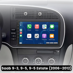 Saab 9-3 07-12 – 9" rádio s Apple CarPlay a Android Auto 