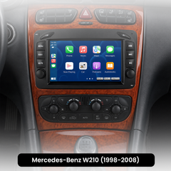 Mercedes-Benz W210 mm. 1998-2008 - 7 "Rádio s Apple CarPlay a Android Auto
