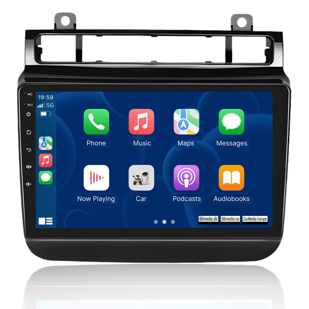 VW Touareg 11-17 - 9" rádio s Apple CarPlay a Android Auto