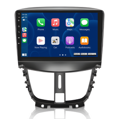 Peugeot 207 06-15 - 9" rádio s Apple CarPlay a Android Auto