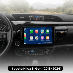 Toyota Hilux 8. generace 2018-2024 - 10,1" rádio s Apple CarPlay a Android Auto 