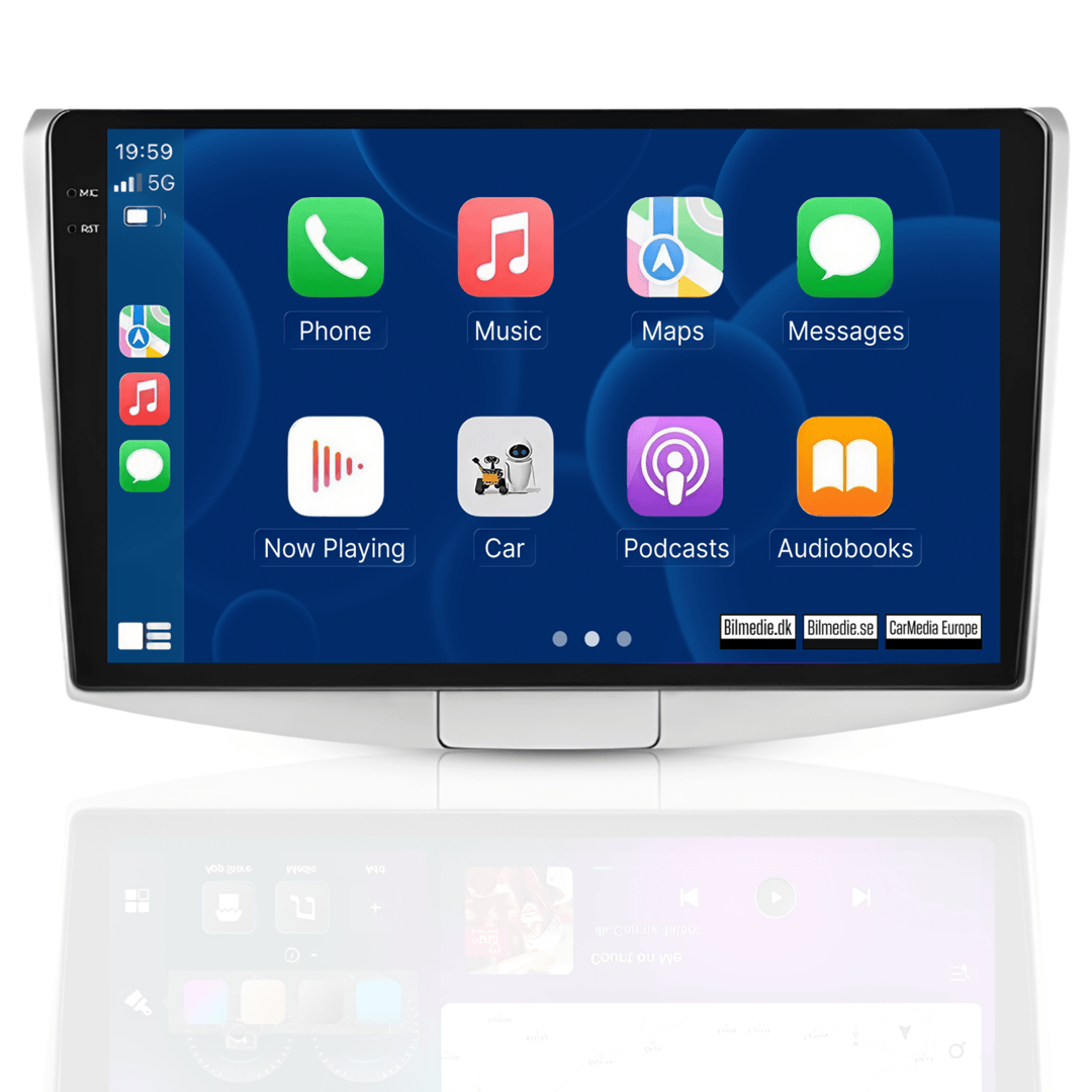 VW Passat 10-15 - 9/10,1" rádio s Apple CarPlay a Android Auto