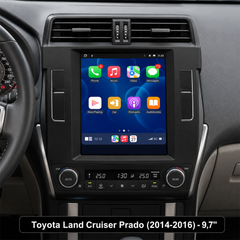 Toyota Land Cruiser Prado 2014-2016 – 9,7" autorádio s Apple CarPlay a Android Auto 