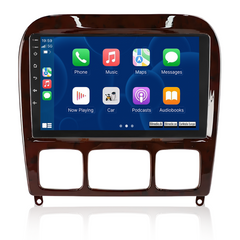 Mercedes S-Klasse 1998-2005 – 9" rádio s Apple CarPlay a Android Auto 