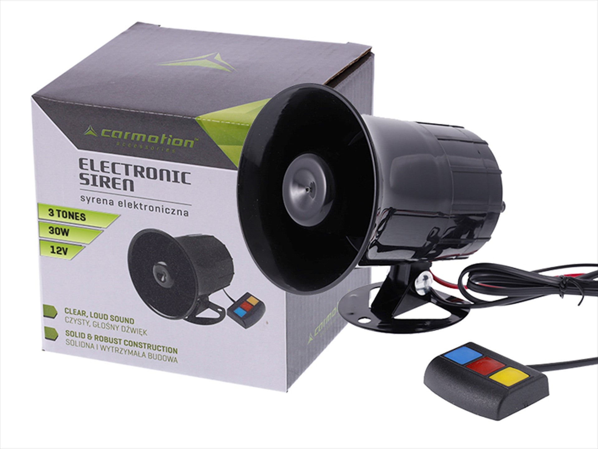 3tónová siréna CARMOTION pro 12V systém
