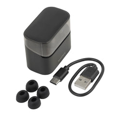 In-ear sluchátka s nabíjecím pouzdrem a nabíjením přes USB-C