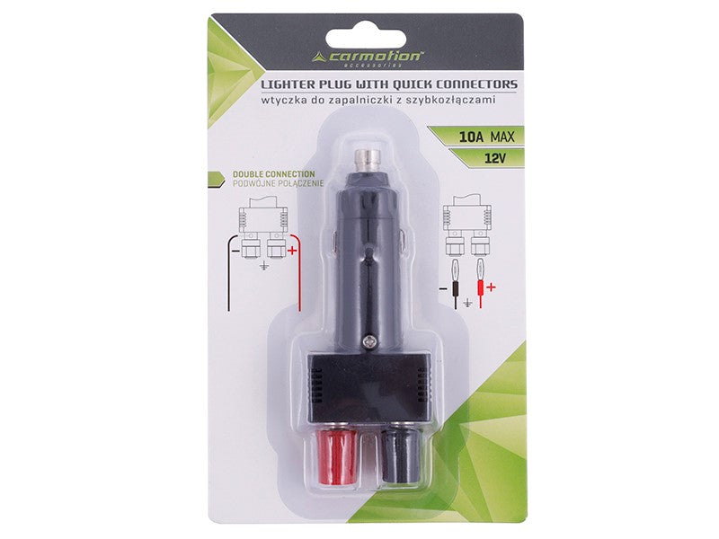 Zásuvka do autozapalovače pro 12/24 V s rychlospojkami