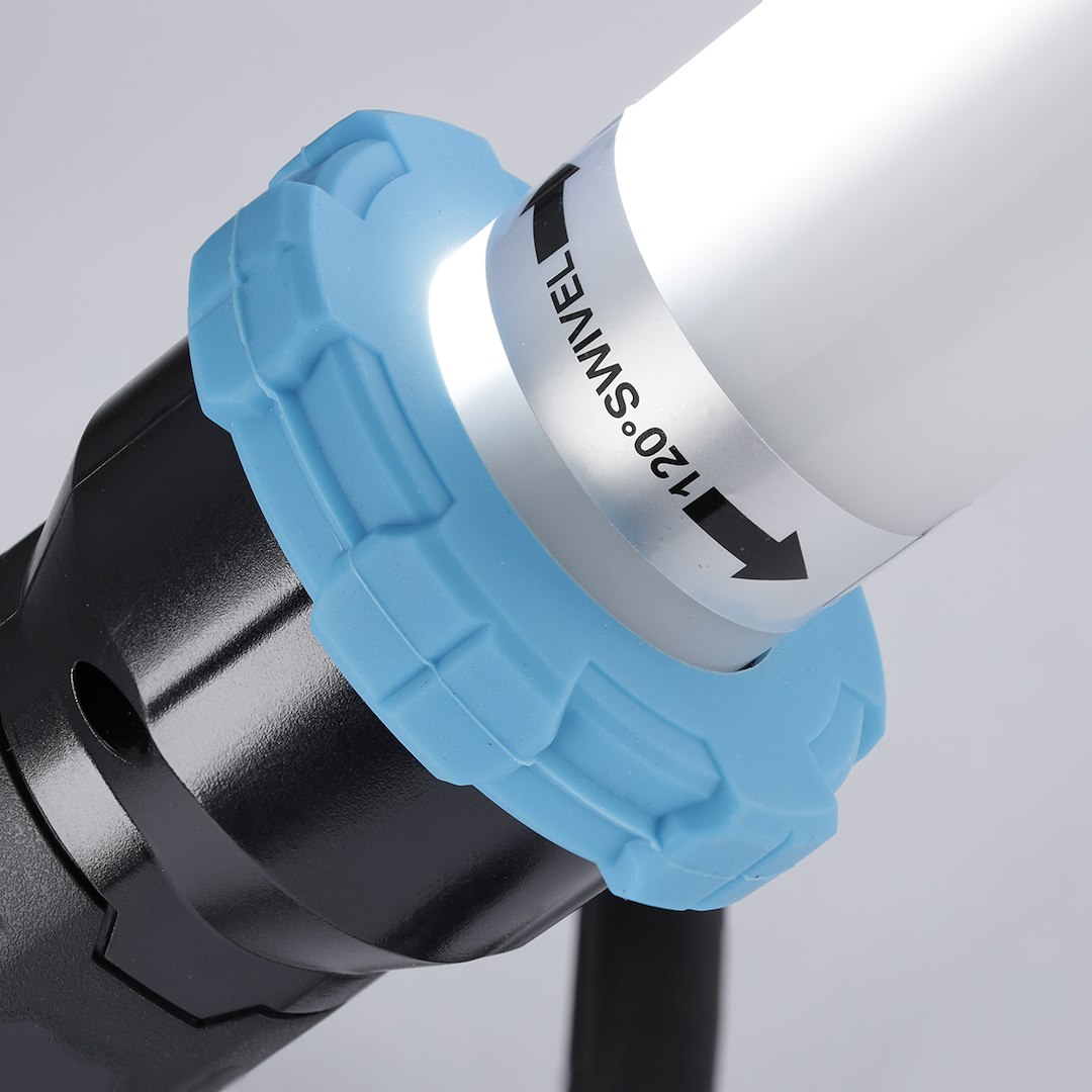 LED pracovní lampa pod kapotu s pogumovanými klipy