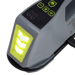 Kompaktní vzduchový kompresor na 12 V a 230 V s LED svítilnou