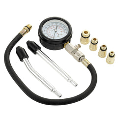 Tester komprese pro benzinový motor v praktickém úložném kufříku