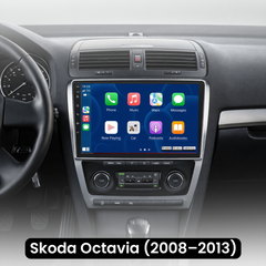 Škoda Octavia 08-13 - 10,1" rádio s Apple CarPlay a Android Auto
