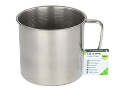 Velký ocelový hrnek s uchem o objemu 1000 ml
