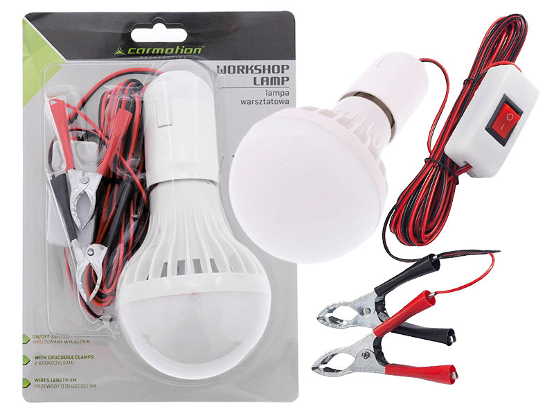 12V LED pracovní lampa pro použití v dílně