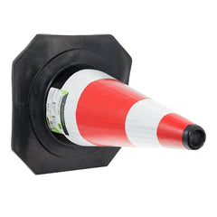 Výstražný kužel 45 cm s otvorem pro tyč na vlajku