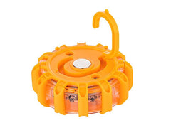 Oranžová výstražná lampa s 9 světelnými režimy