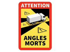 Samolepka na mrtvý úhel ANGLES MORTS 25 x 17 cm s laminací