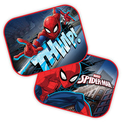 To Spider-Man-solskærme til bil på 44 x 35 cm