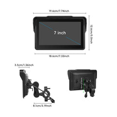 7” motocyklový displej s CarPlay, Android Auto, AirPlay a TPMS 