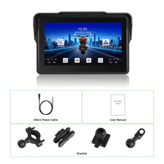 7” motocyklový displej s CarPlay, Android Auto, AirPlay a TPMS 