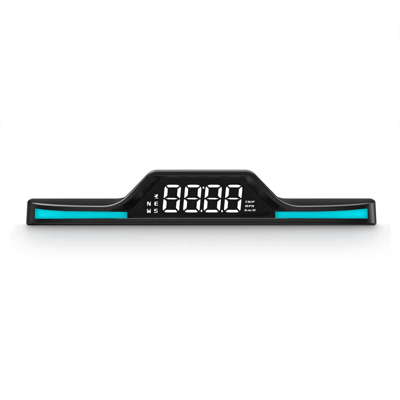 Head Up Display (HUD) – Universelt GPS-speedometer med overspeed alarm, digital hastighedsdisplay med elegant design.