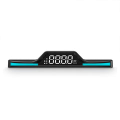 Head Up Display (HUD) – Universelt GPS-speedometer med overspeed alarm, digital hastighedsdisplay med elegant design.