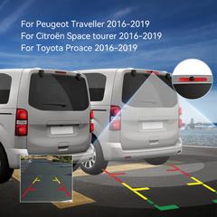 Zadní kamera pro Peugeot / Citroën / Toyota (2016–2019) 