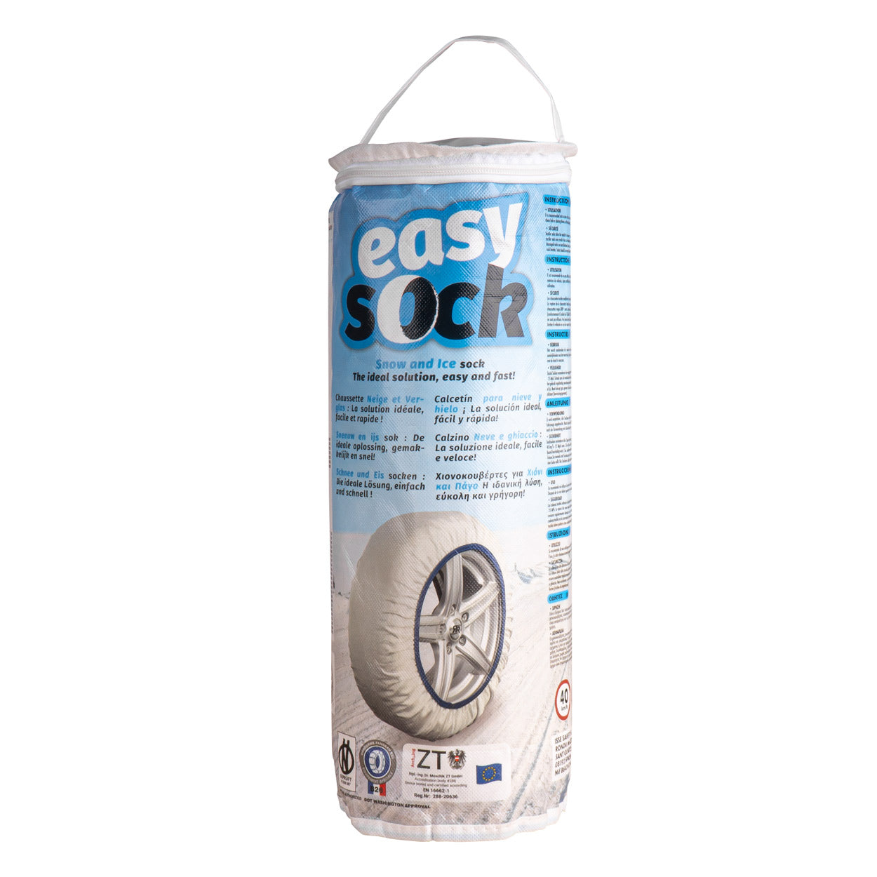 Detalje af Isse Easy Sock XL tekstil-snekæder