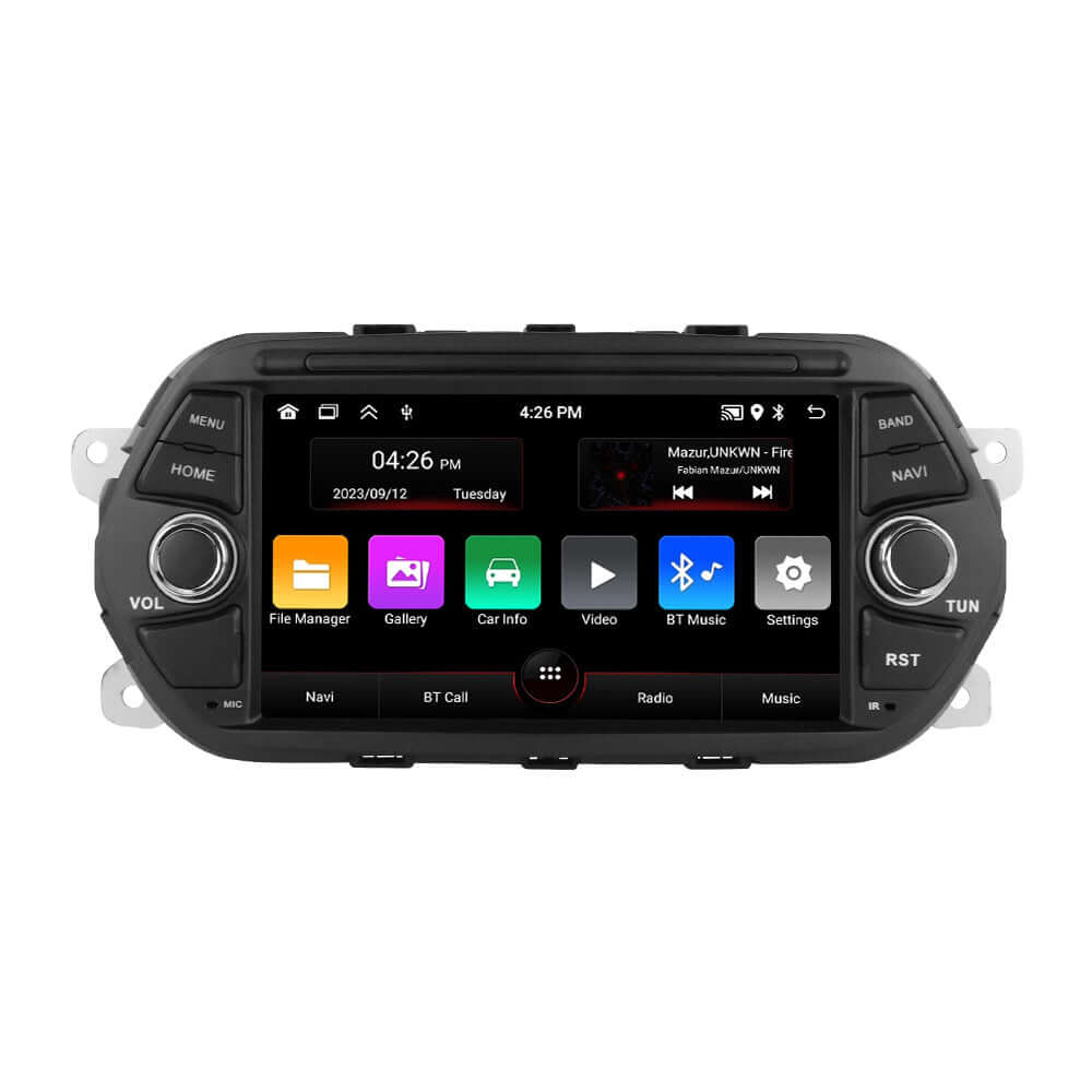 Fiat Tipo 15-19 - 7" rádio s Apple CarPlay a Android Auto – Carmediaeurope.com