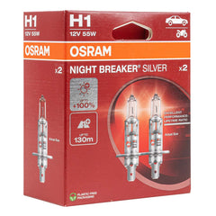 Halogenová žárovka Osram H1 NIGHT BREAKER SILVER 12 V 55 W