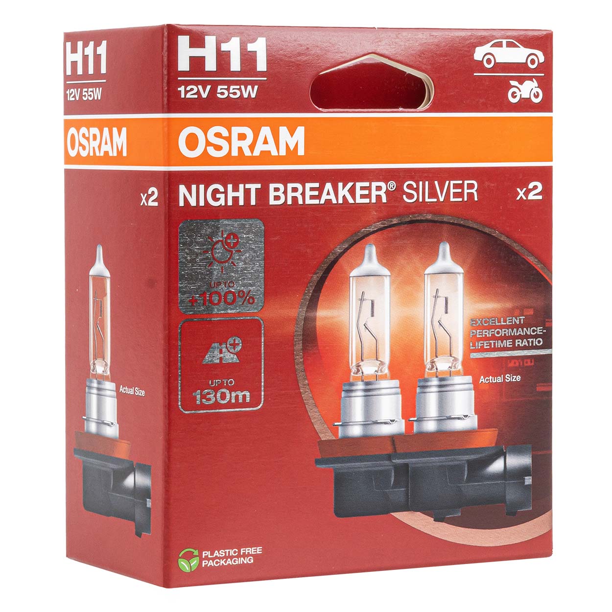Halogenová žárovka Osram H11 Night Breaker Silver