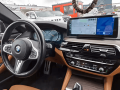 BMW řady 5 17-23 - 12,3" rádio s Apple CarPlay a Android Auto