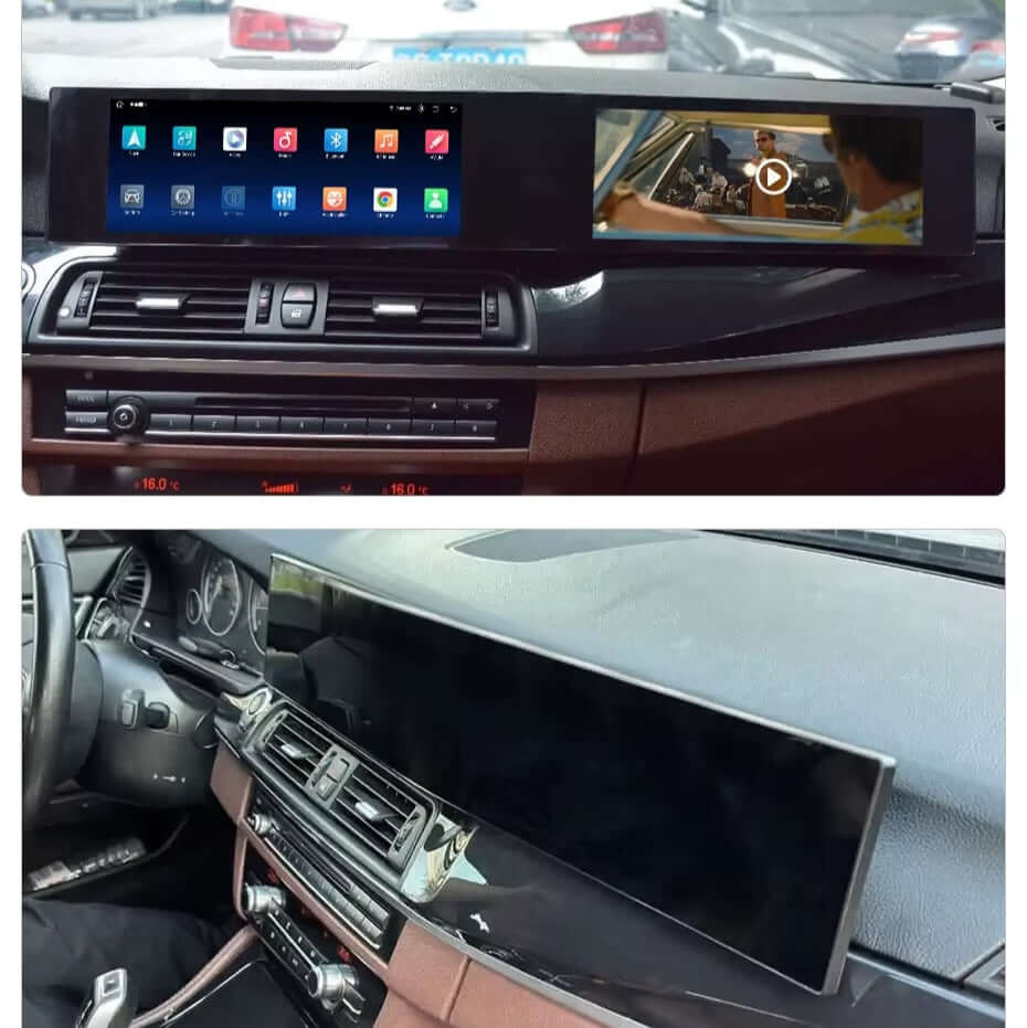 BMW 5-serie F10 - 2x 10,25" obrazovka s Apple CarPlay a Android Auto – Carmediaeurope.com