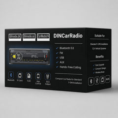 Připojte 1DIN autorádio s Bluetooth 5.0, FM, USB, AUX a handsfree 