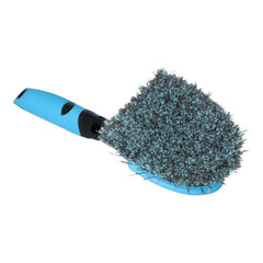 Protecton-fælge- og dækbørste til effektiv rengøring af fælge og hjulkasser med ergonomisk håndtag.