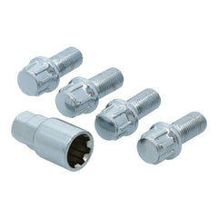 Uzamykatelné bezpečnostní šrouby kol Carpoint M14x1,5x26 mm s kulovou dosedací plochou D 