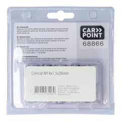 Uzamykatelné šrouby kol Carpoint M14x1,5x26 mm G kuželové 