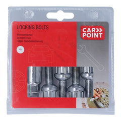 Uzamykatelné šrouby kol Carpoint M12x1,5x26 mm s kulovou dosedací plochou C 