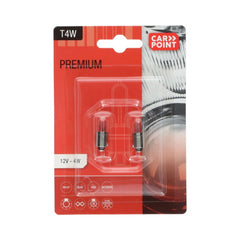 Carpoint Premium žárovky do auta 12V T4W 2 ks. 