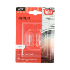Carpoint Premium autožárovky 12V W3W 2 ks. 