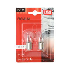 Carpoint Premium autožárovky 12V P21W 2 ks. 