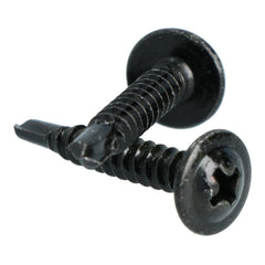 Carpoint samořezné šrouby, černé, Ø 4 mm, 25 mm, 100 ks. 