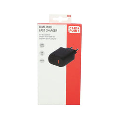 Carpoint rychlonabíječka se dvěma porty (do zásuvky) – 20 W USB-C + 18 W USB-A 3.0 