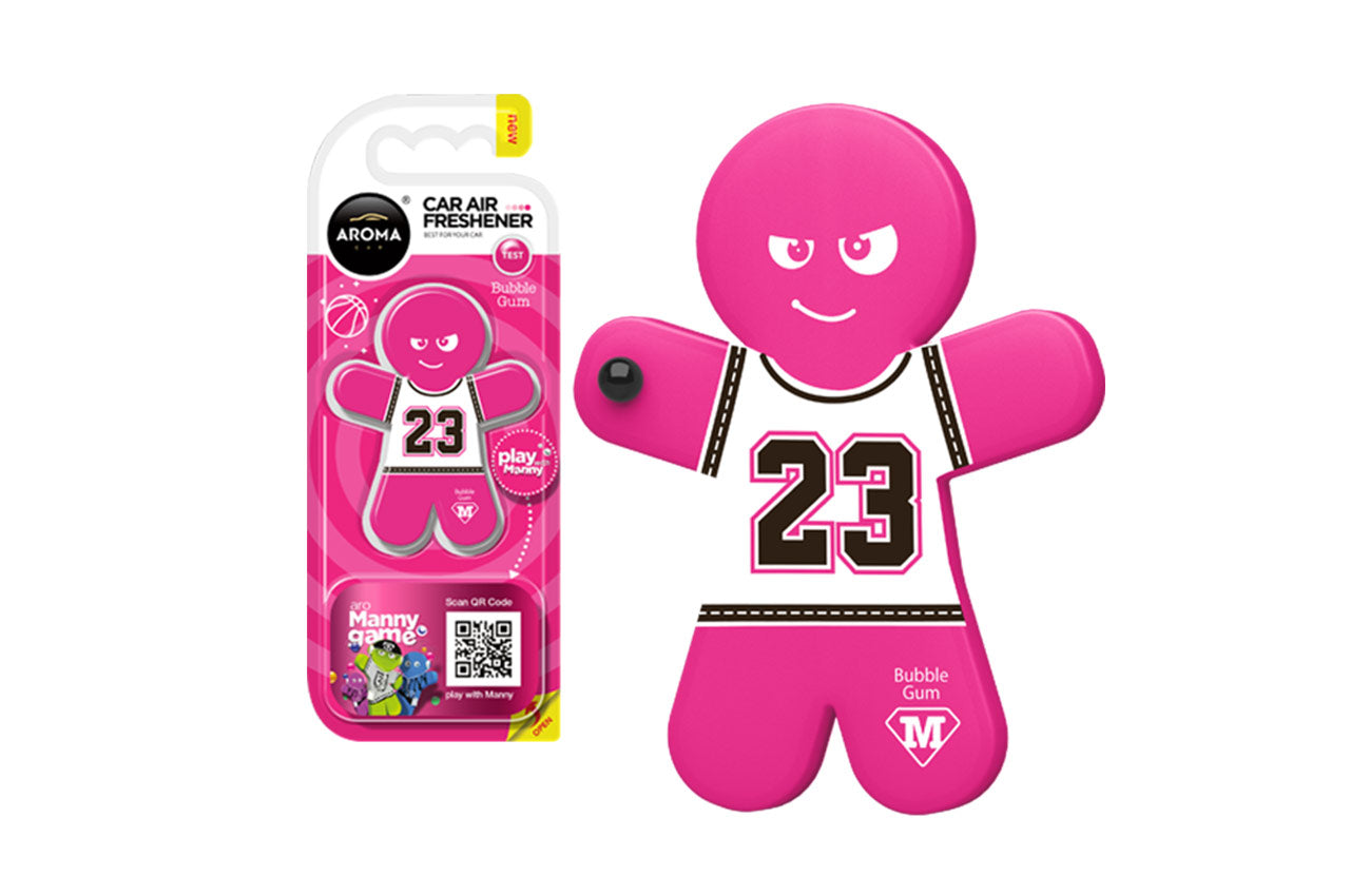 Aroma Car Manny osvěžovač vzduchu s vůní Bubble Gum