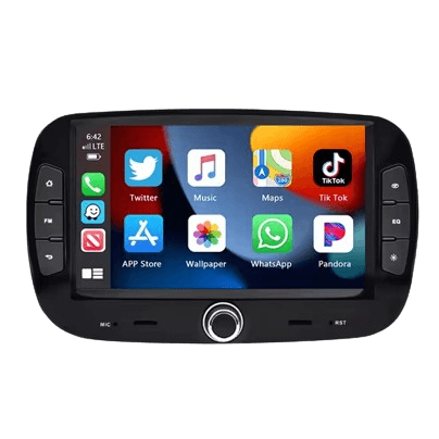 Fiat 500 16-19 - 7" rádio s Apple CarPlay a Android Auto – Carmediaeurope.com