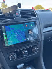 VW Golf 08-13 - 9" rádio s Apple CarPlay a Android Auto