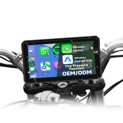Motocyklový GPS displej s bezdrátovým Apple CarPlay a Android Auto 