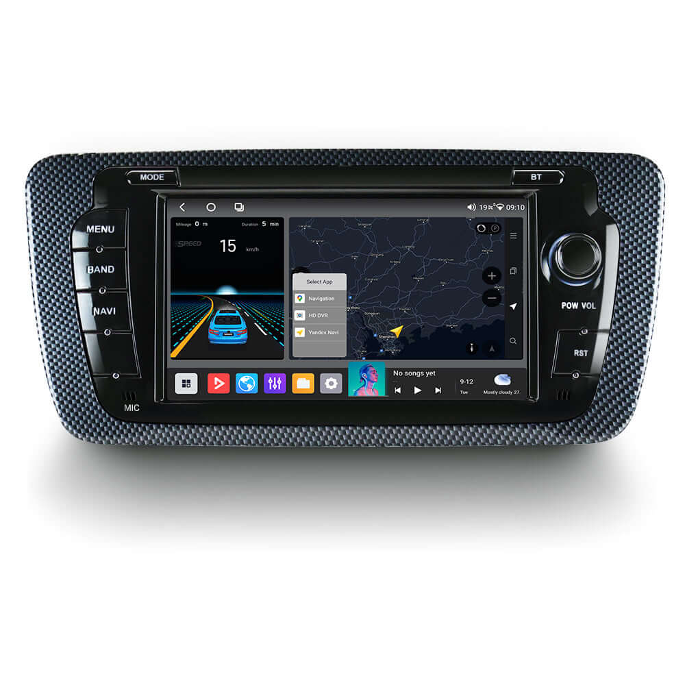 Seat Ibiza 09-13 - 7" rádio s Apple CarPlay a Android Auto – Carmediaeurope.com