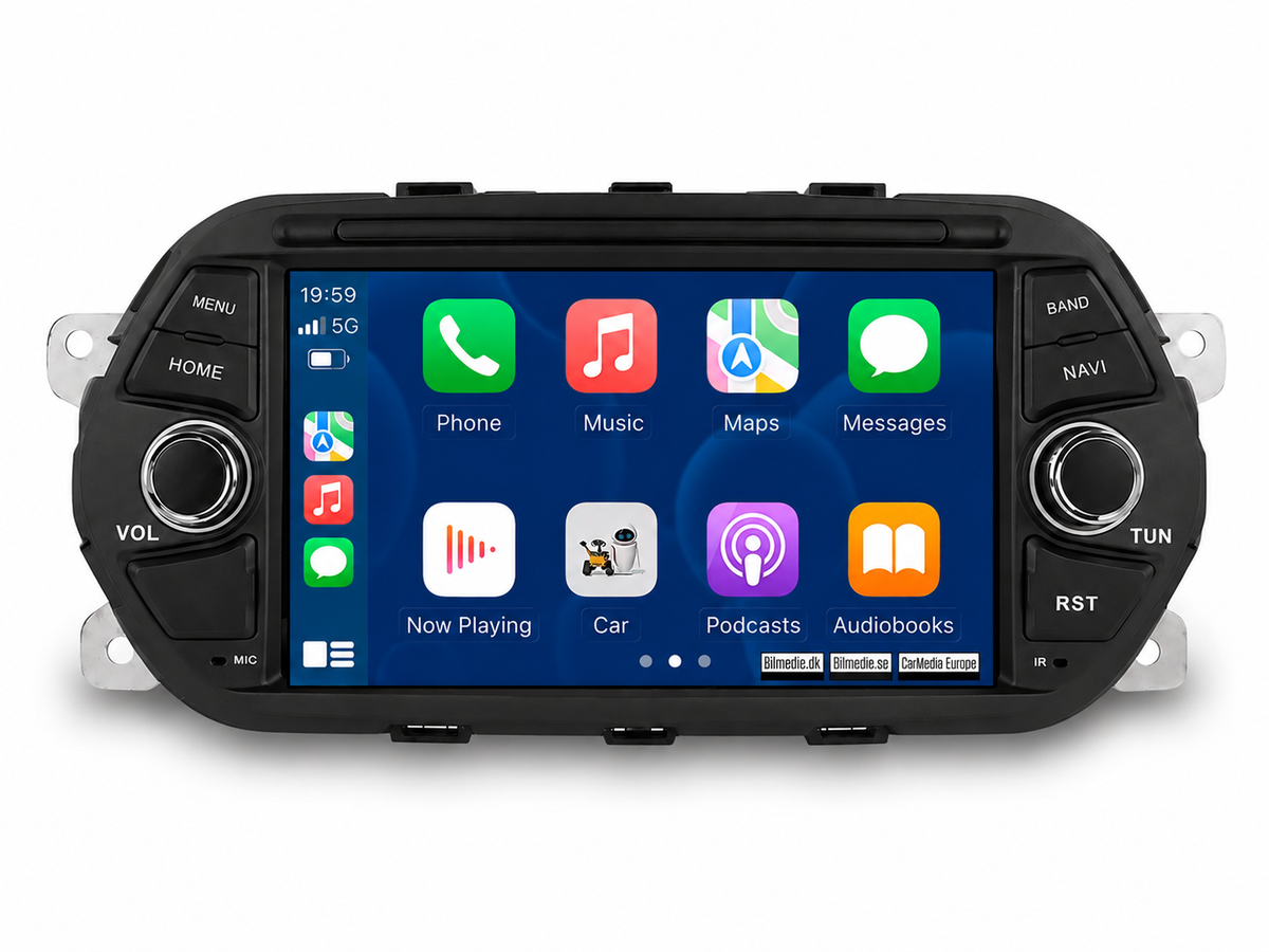 Fiat Tipo 15-19 - 7" rádio s Apple CarPlay a Android Auto