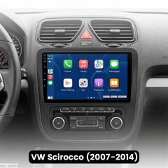 VW Scirocco 08-13 - 9" rádio s Apple CarPlay a Android Auto