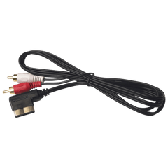 Adaptérový kabel AMI na RCA samec – 1,2 metru (červený a bílý) s konektorem AMI a dvěma RCA samec konektory.